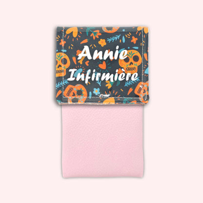 Pochette aimantée Calavera