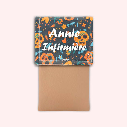 Pochette aimantée Calavera