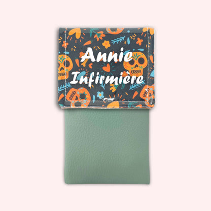 Pochette aimantée Calavera