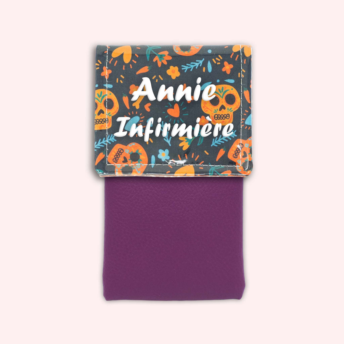 Pochette aimantée Calavera