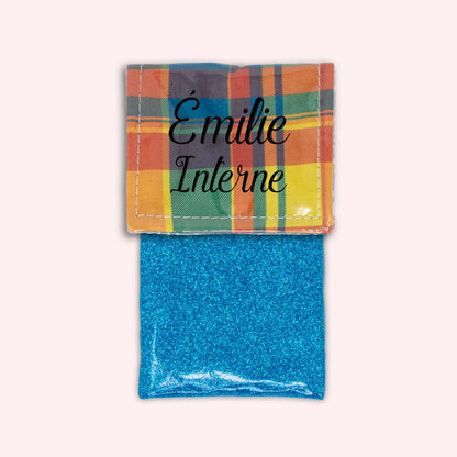 Pochette aimantée Madras Antilles