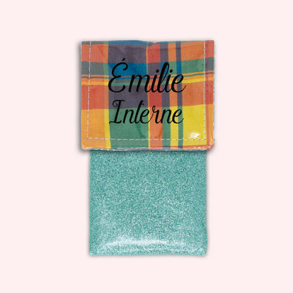 Pochette aimantée Madras Antilles