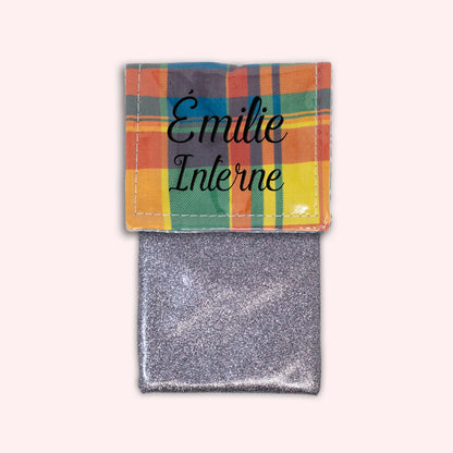 Pochette aimantée Madras Antilles