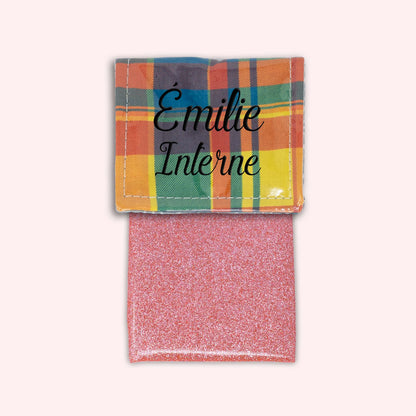 Pochette aimantée Madras Antilles