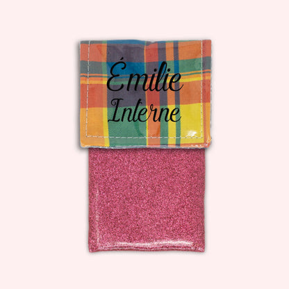 Pochette aimantée Madras Antilles