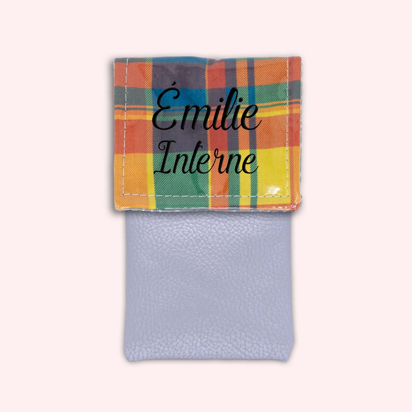 Pochette aimantée Madras Antilles