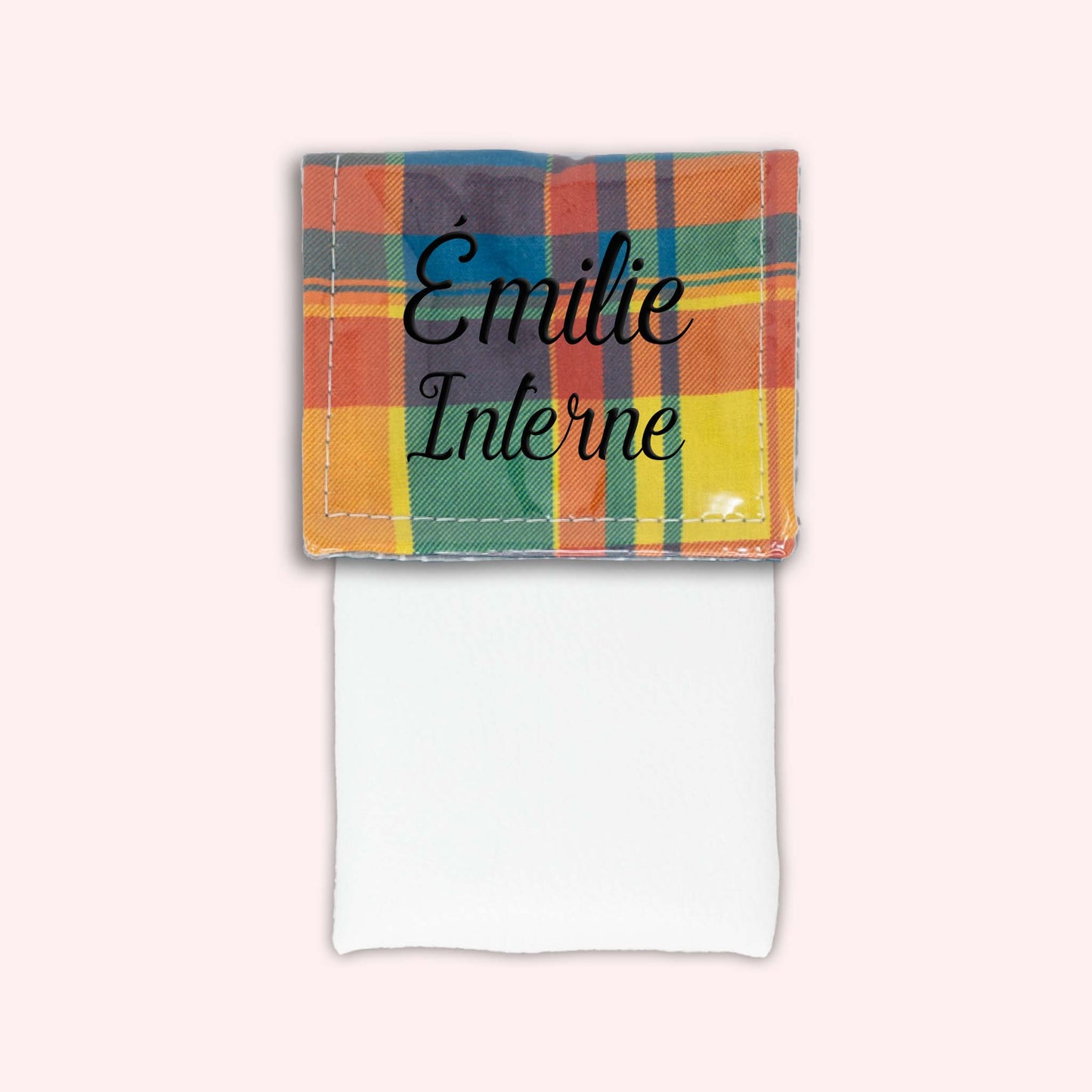 Pochette aimantée Madras Antilles