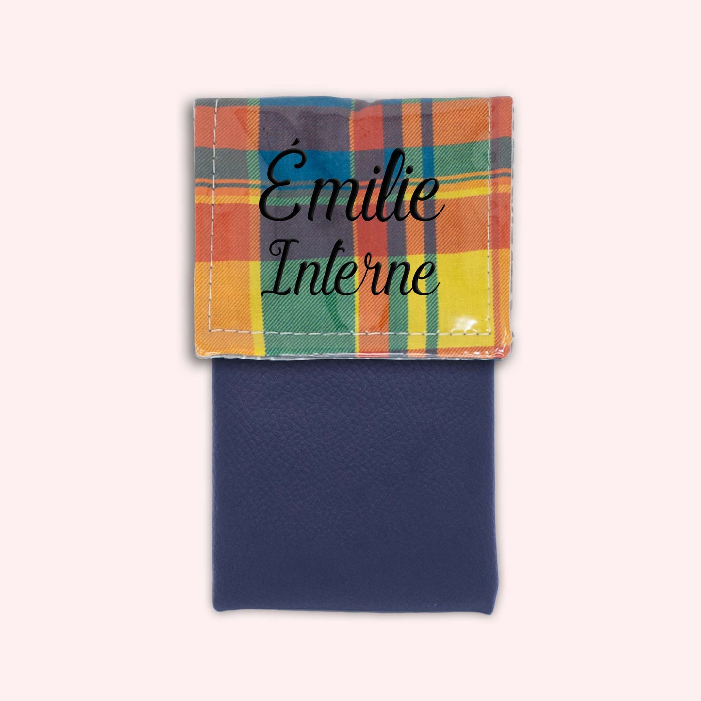 Pochette aimantée Madras Antilles