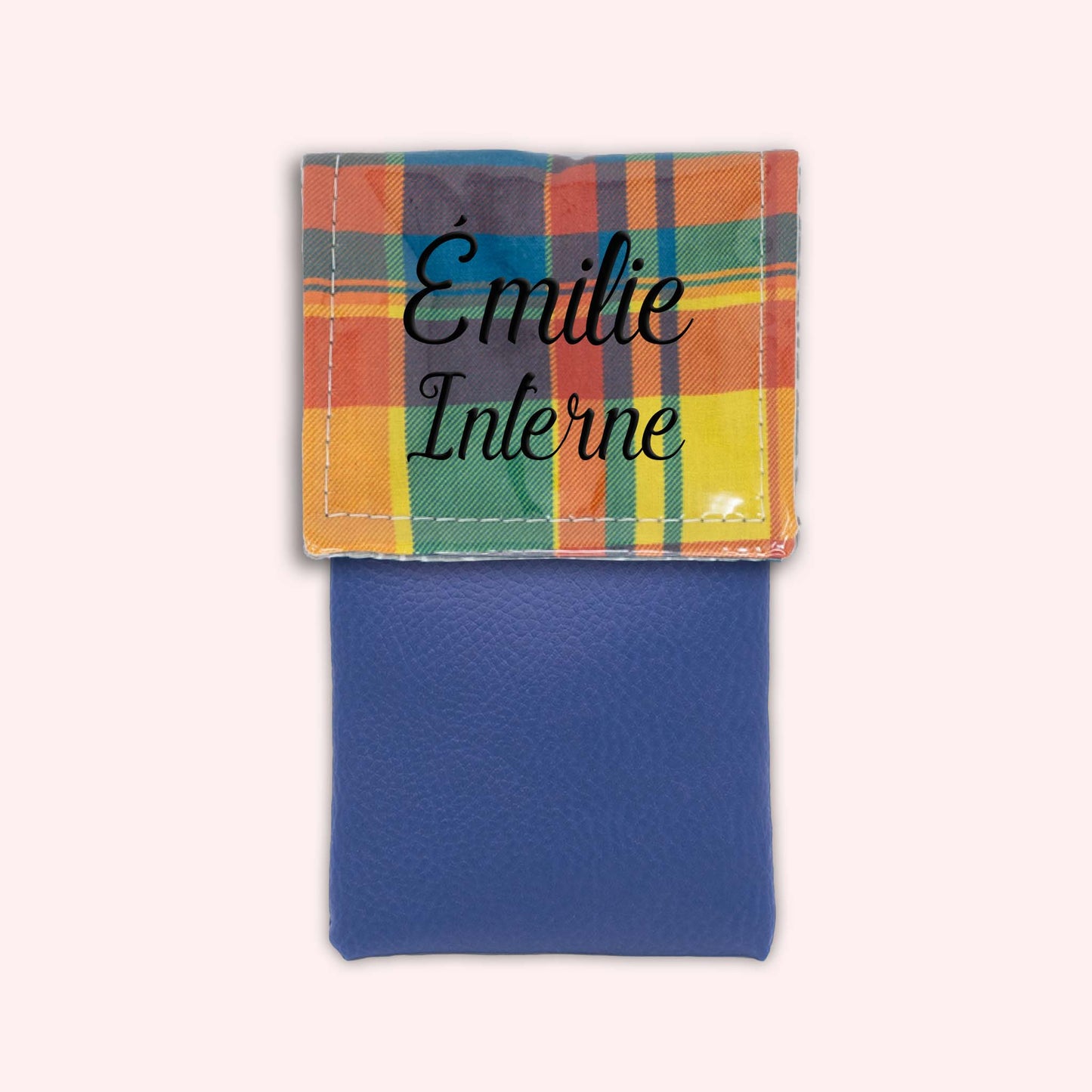 Pochette aimantée Madras Antilles