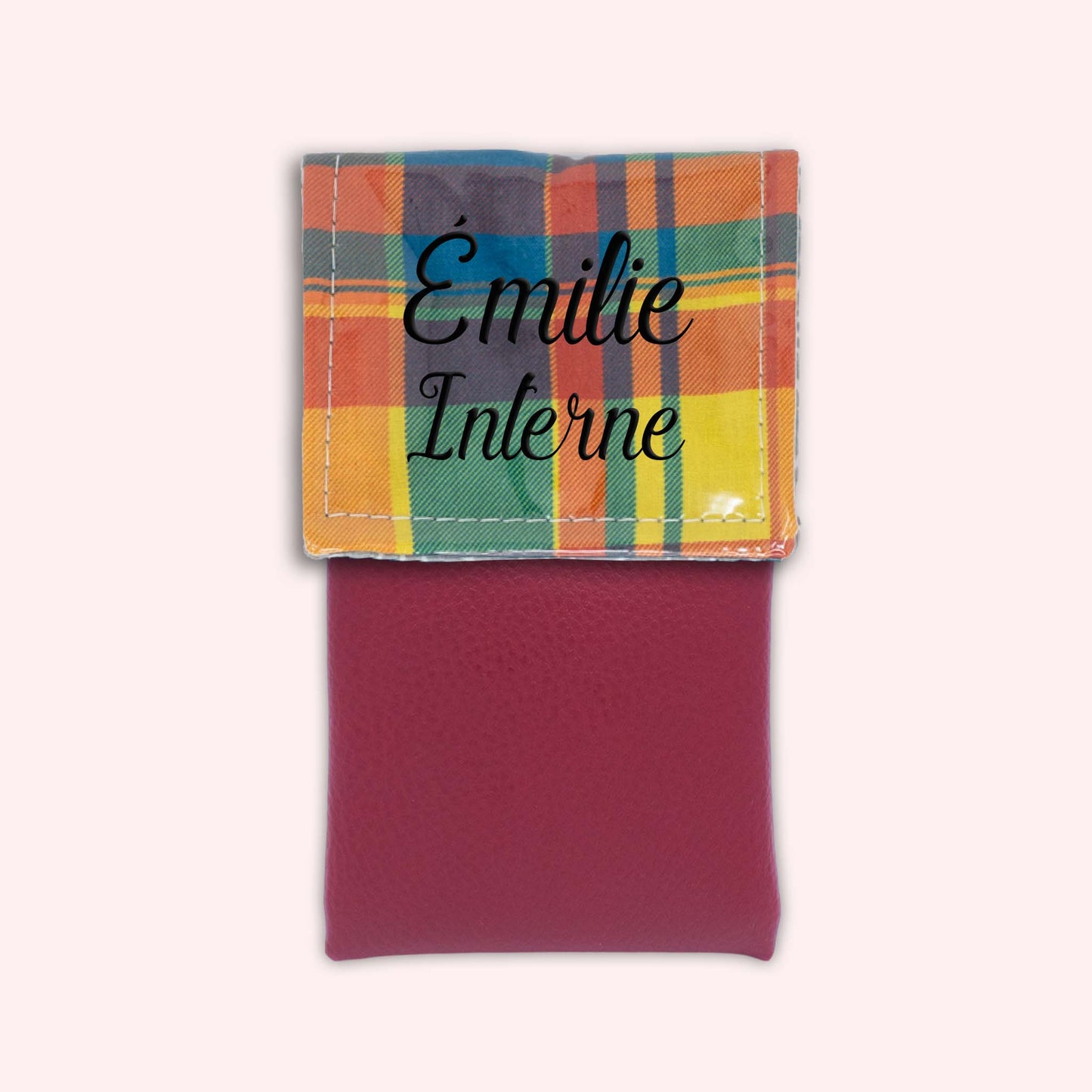 Pochette aimantée Madras Antilles