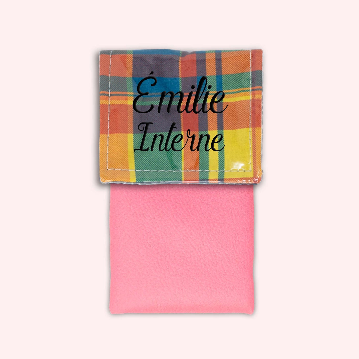Pochette aimantée Madras Antilles