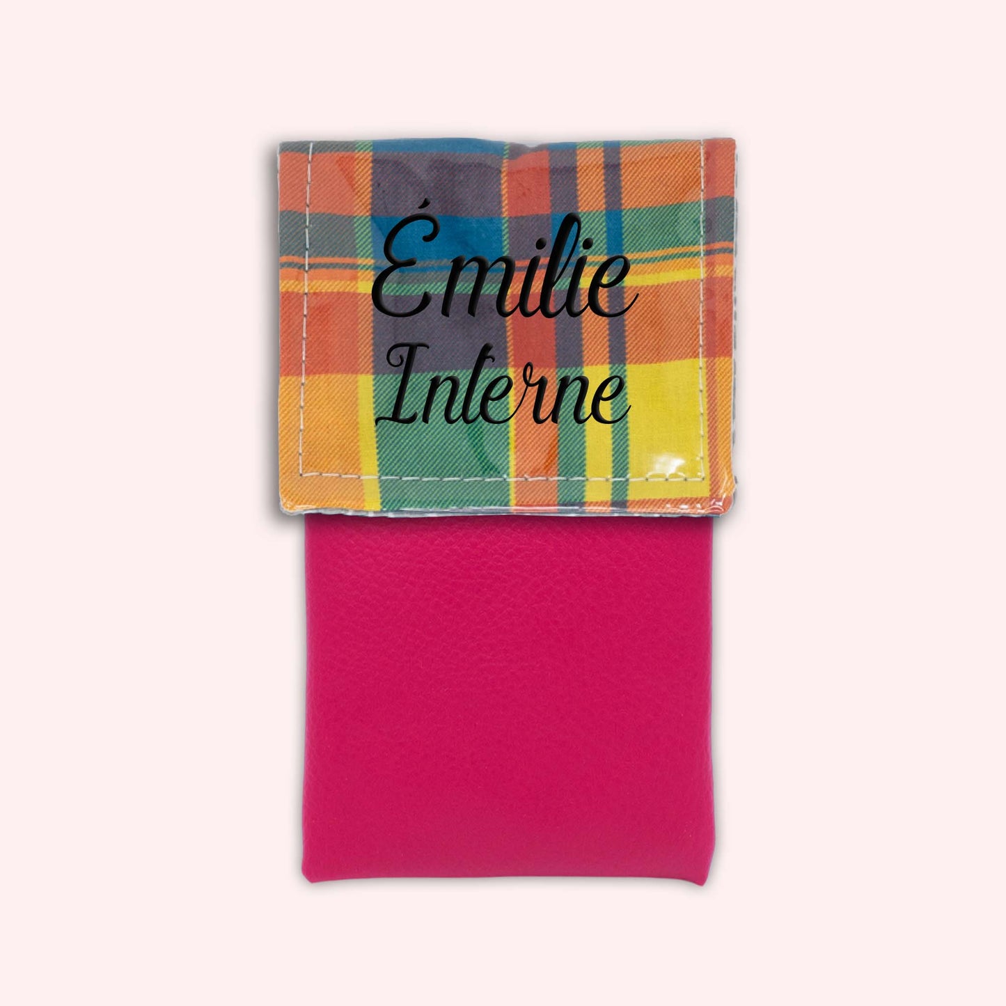 Pochette aimantée Madras Antilles