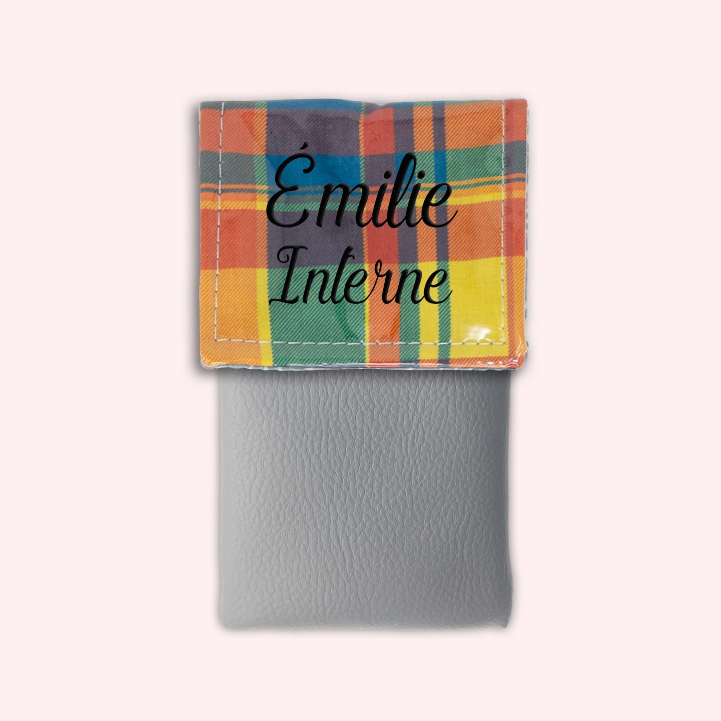 Pochette aimantée Madras Antilles
