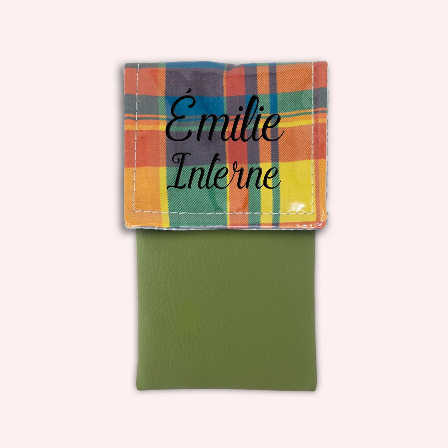 Pochette aimantée Madras Antilles