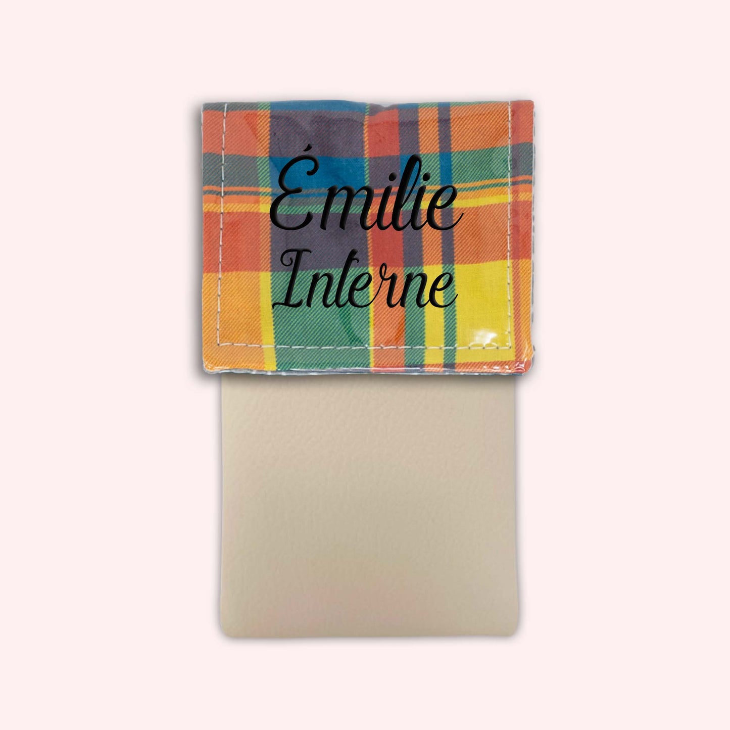 Pochette aimantée Madras Antilles