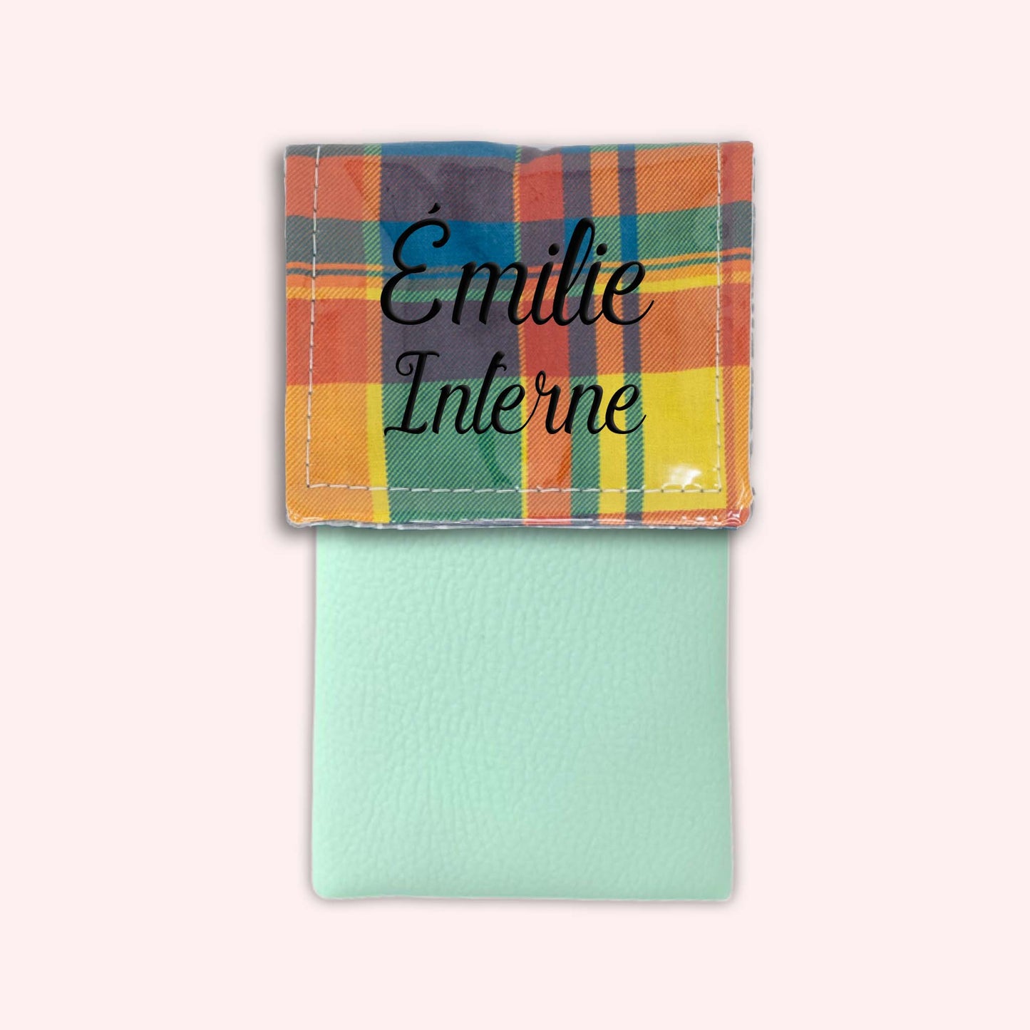Pochette aimantée Madras Antilles