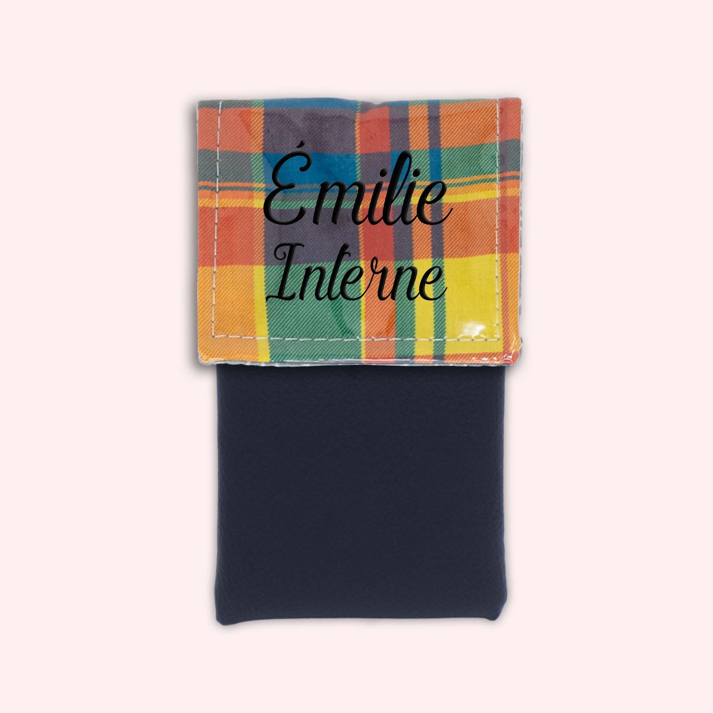 Pochette aimantée Madras Antilles