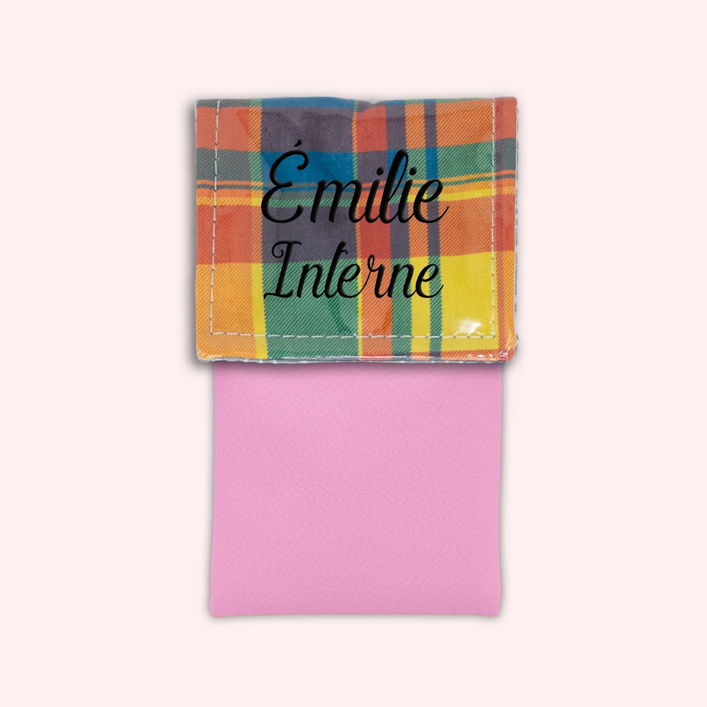 Pochette aimantée Madras Antilles