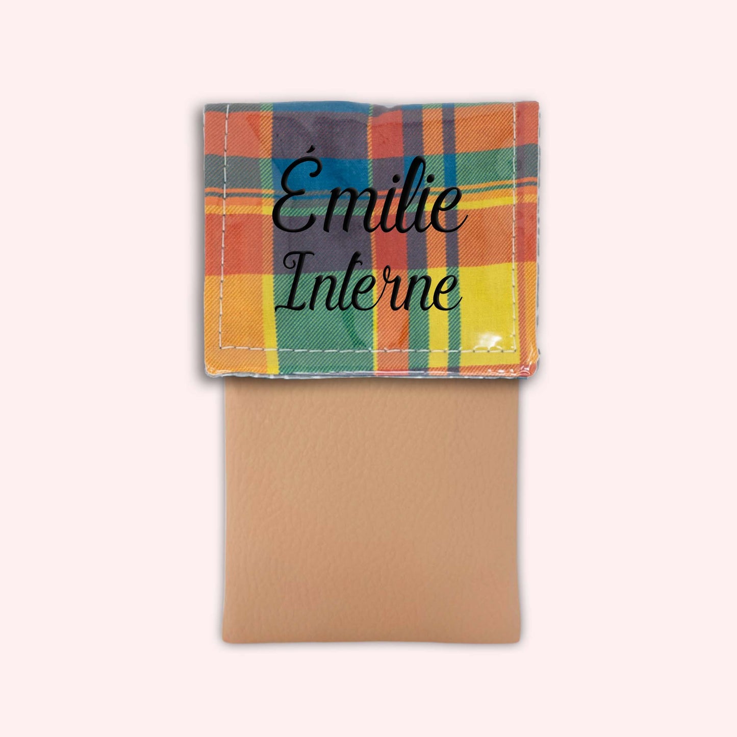 Pochette aimantée Madras Antilles