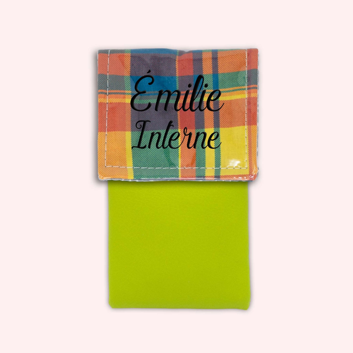 Pochette aimantée Madras Antilles