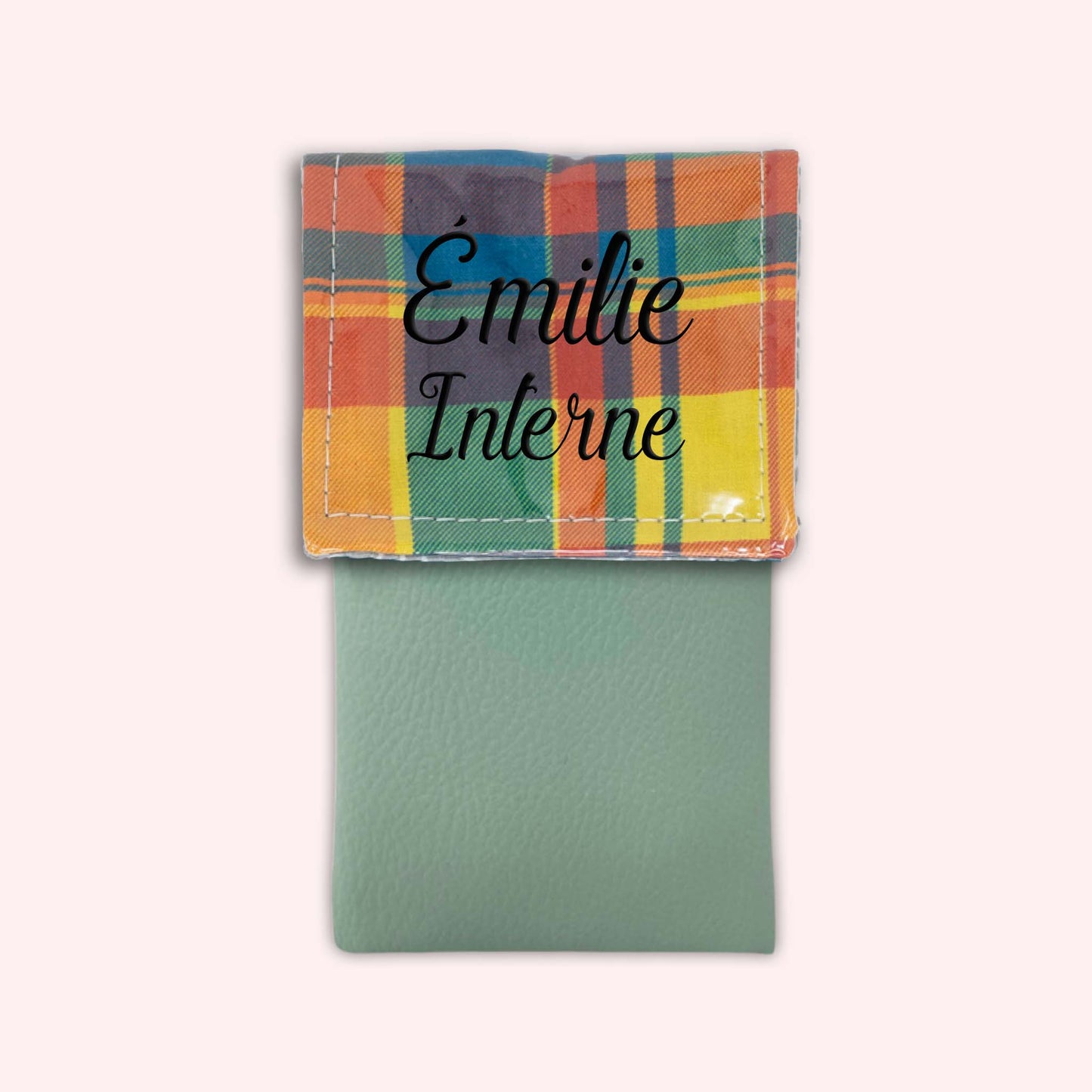 Pochette aimantée Madras Antilles