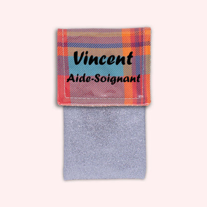 Pochette aimantée Madras Caraibes