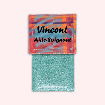 Pochette aimantée Madras Caraibes