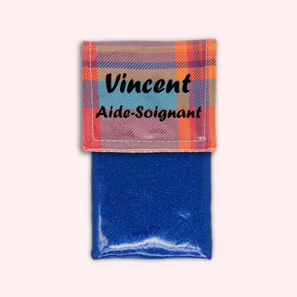 Pochette aimantée Madras Caraibes