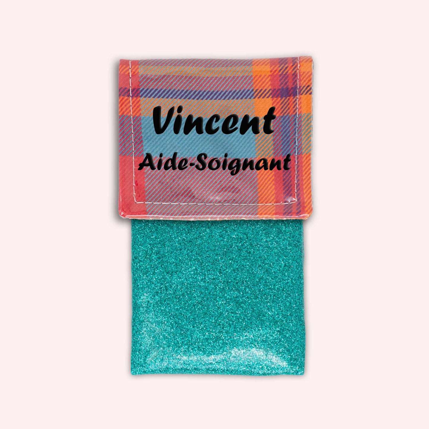 Pochette aimantée Madras Caraibes