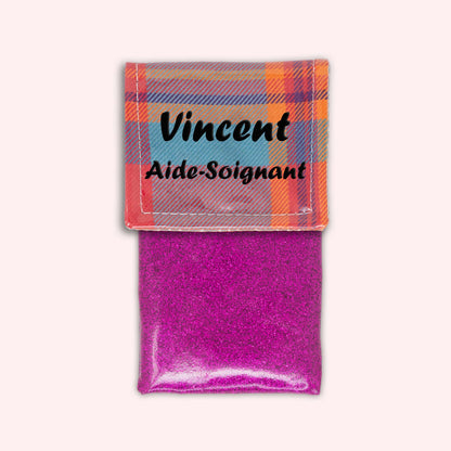 Pochette aimantée Madras Caraibes