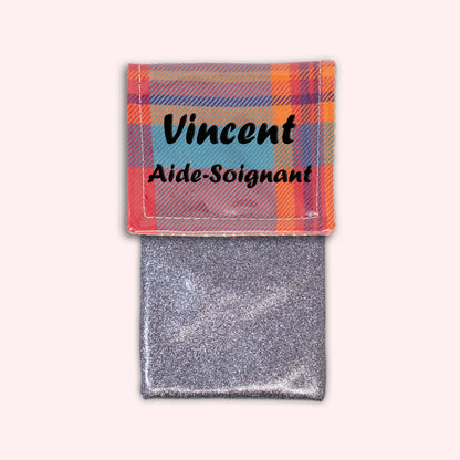 Pochette aimantée Madras Caraibes