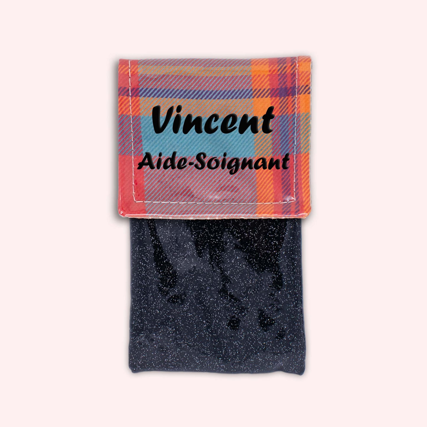 Pochette aimantée Madras Caraibes
