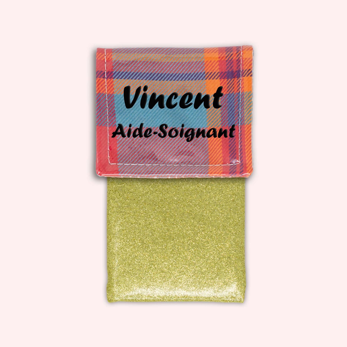 Pochette aimantée Madras Caraibes