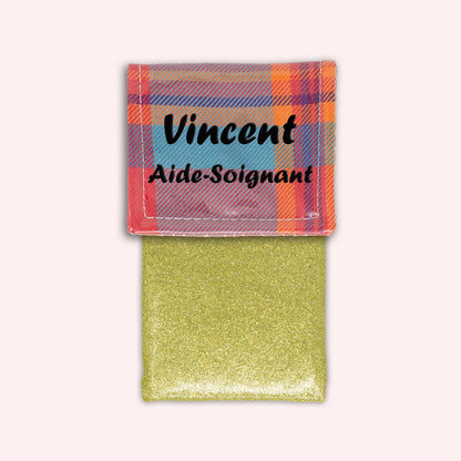 Pochette aimantée Madras Caraibes