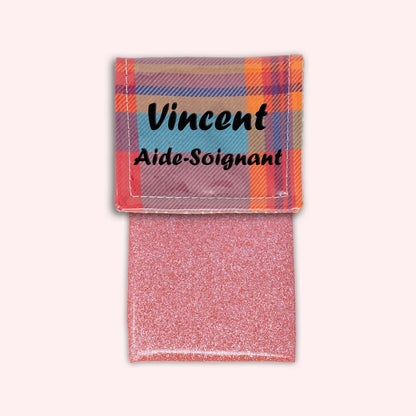 Pochette aimantée Madras Caraibes