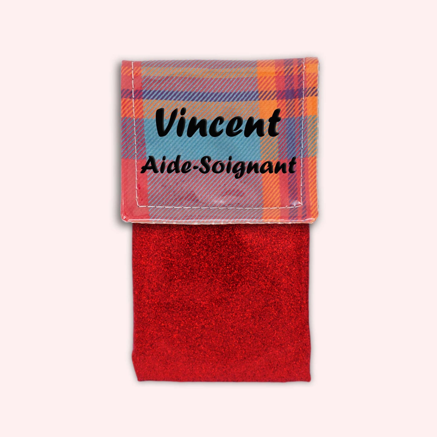 Pochette aimantée Madras Caraibes