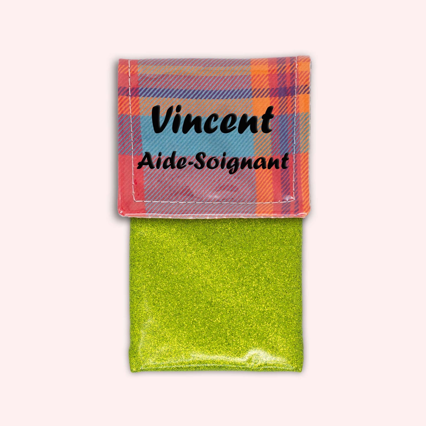 Pochette aimantée Madras Caraibes