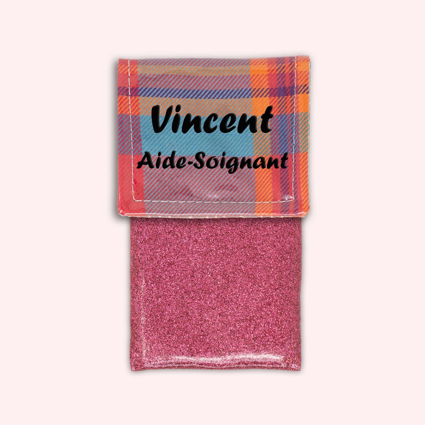 Pochette aimantée Madras Caraibes