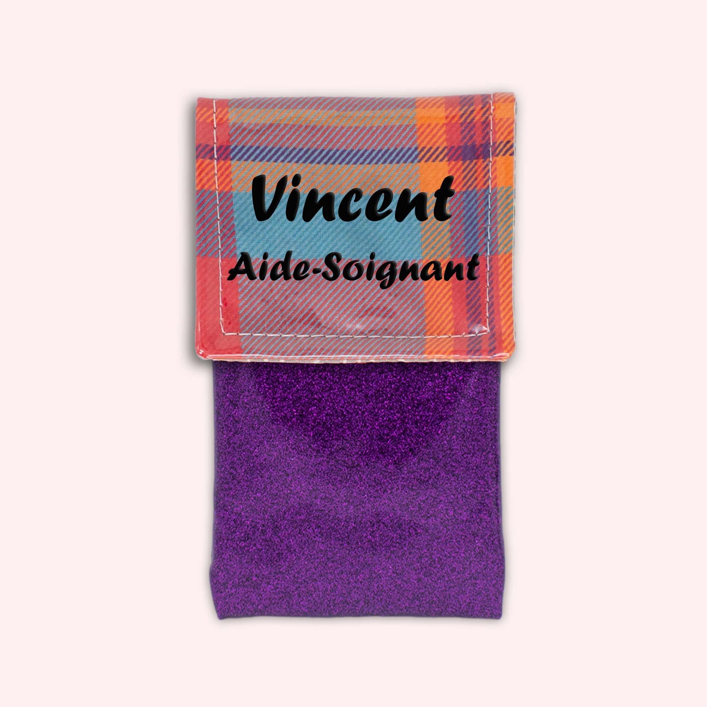 Pochette aimantée Madras Caraibes