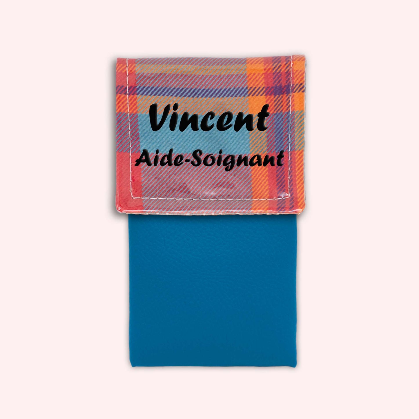 Pochette aimantée Madras Caraibes
