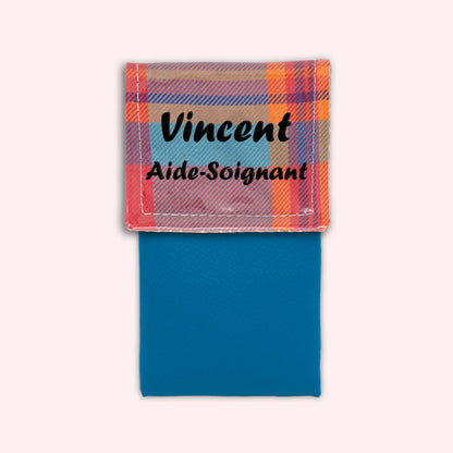 Pochette aimantée Madras Caraibes