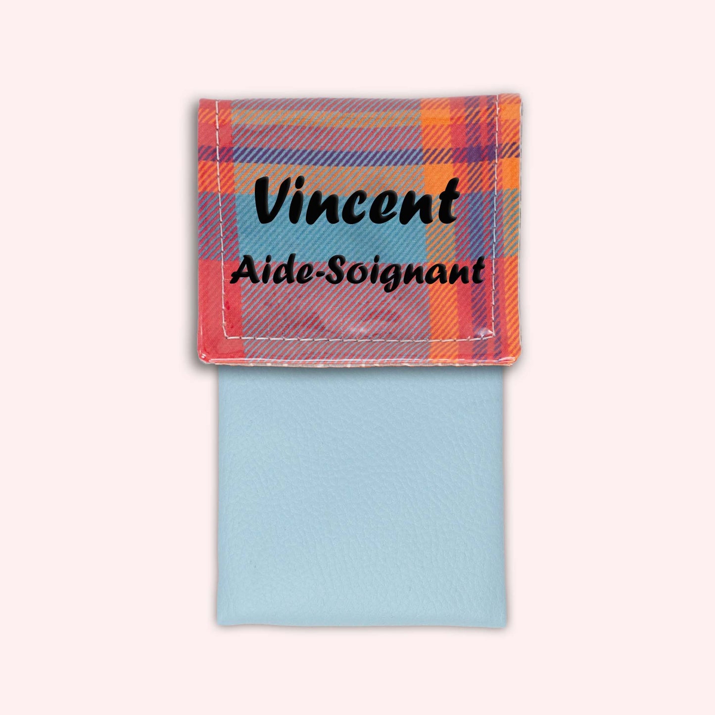 Pochette aimantée Madras Caraibes