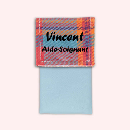 Pochette aimantée Madras Caraibes