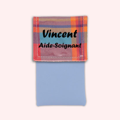 Pochette aimantée Madras Caraibes