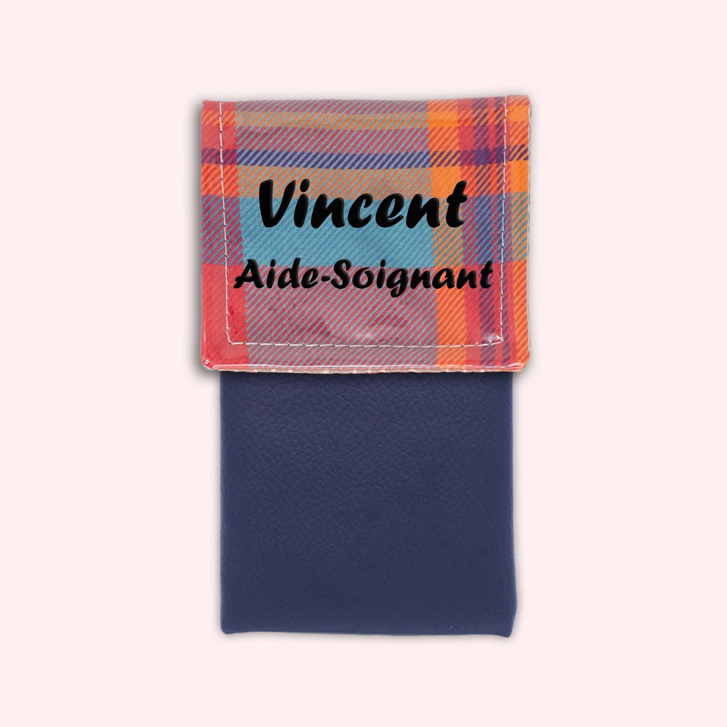 Pochette aimantée Madras Caraibes