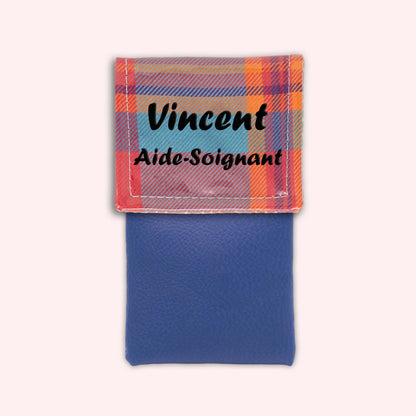 Pochette aimantée Madras Caraibes