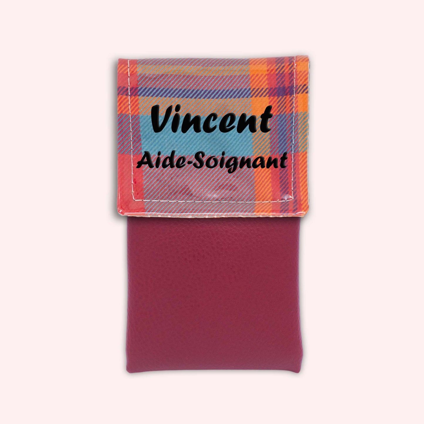 Pochette aimantée Madras Caraibes