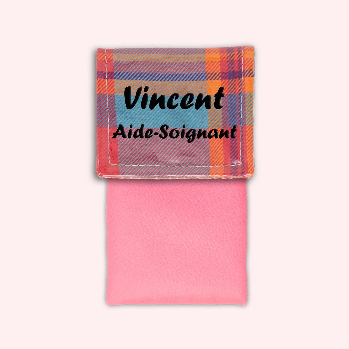 Pochette aimantée Madras Caraibes
