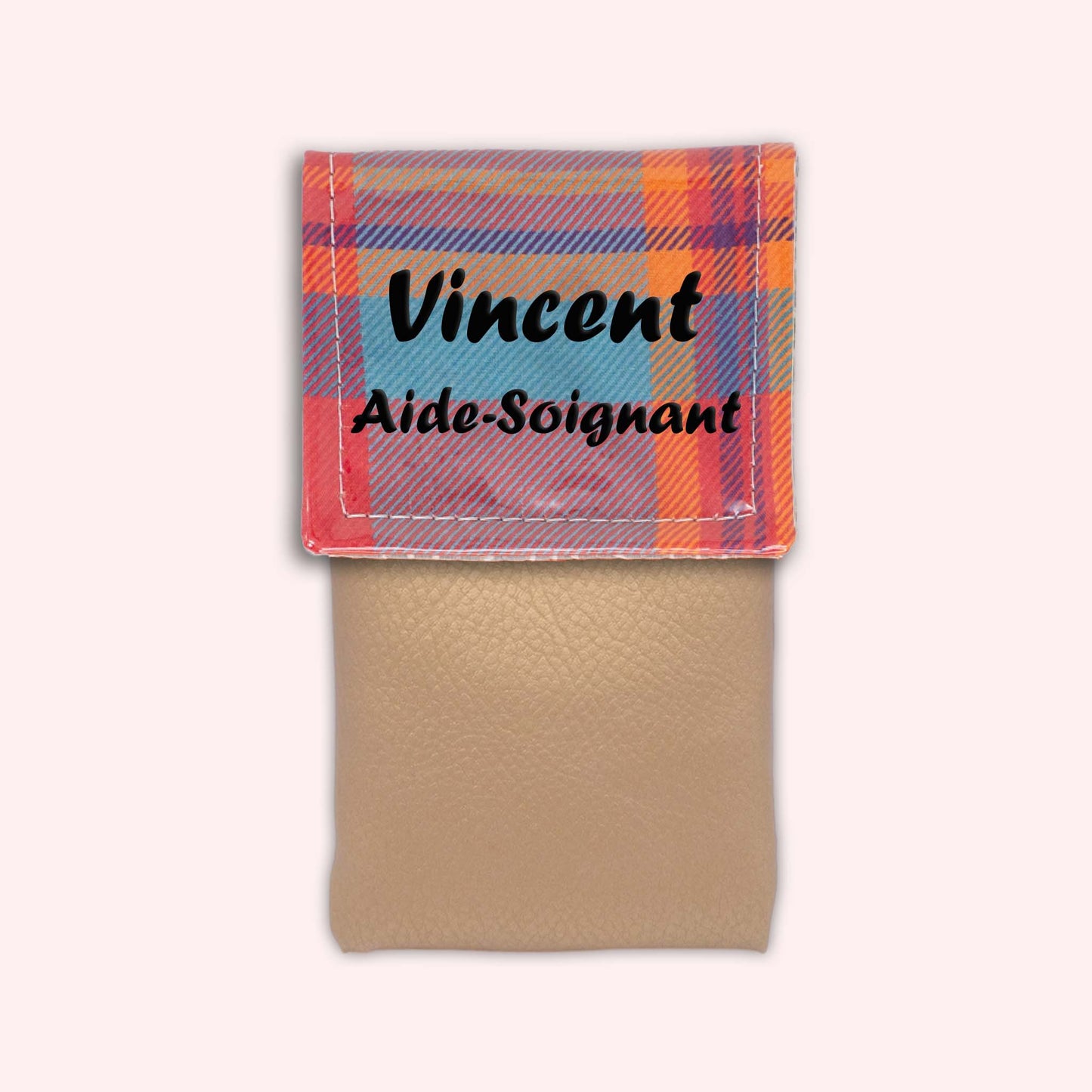 Pochette aimantée Madras Caraibes