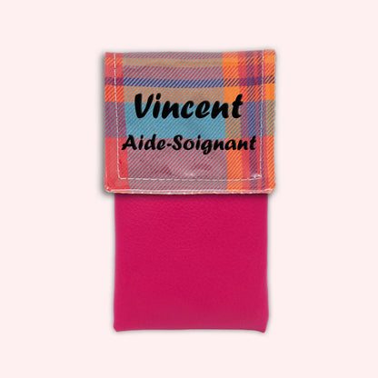 Pochette aimantée Madras Caraibes